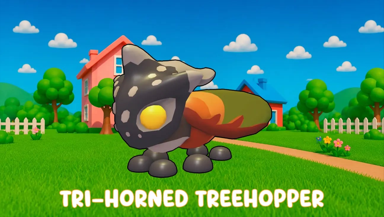 Tri-horned Treehopper artwork