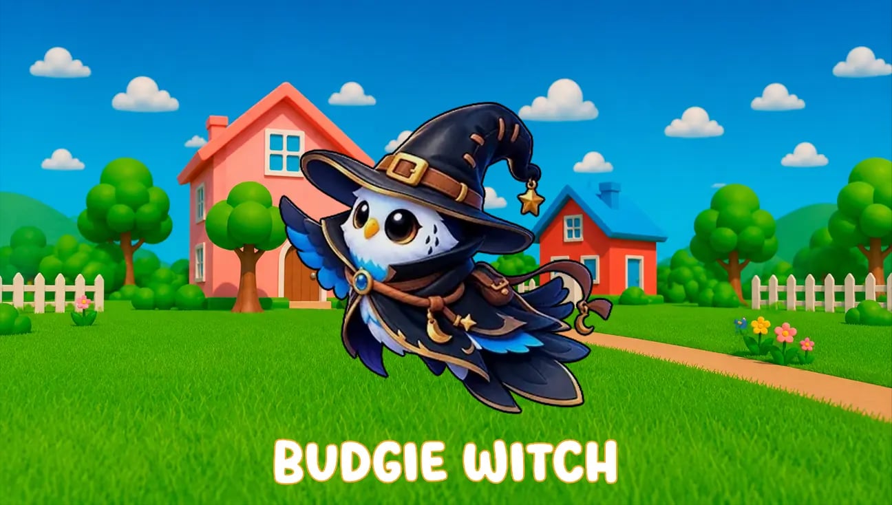 Budgie Witch artwork