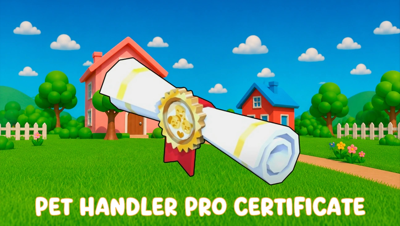 Pet Handler Pro Certificate artwork