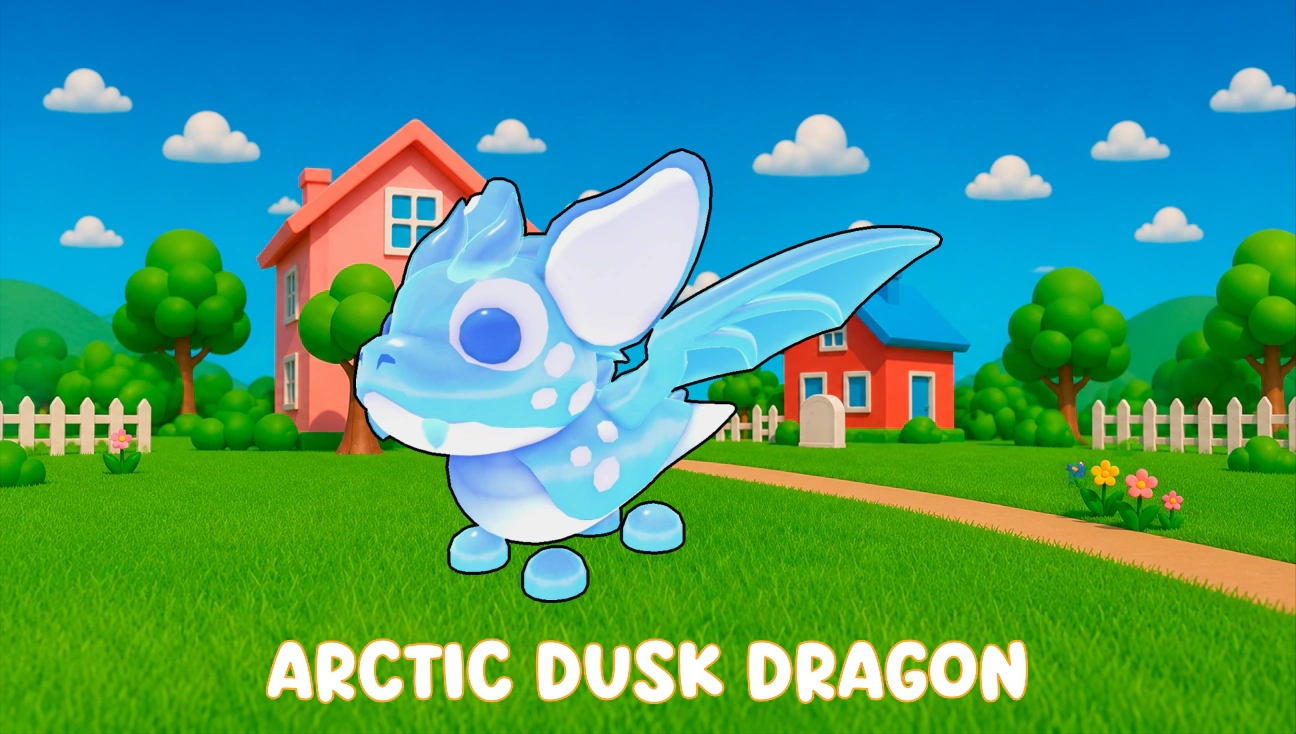 Arctic Dusk Dragon artwork