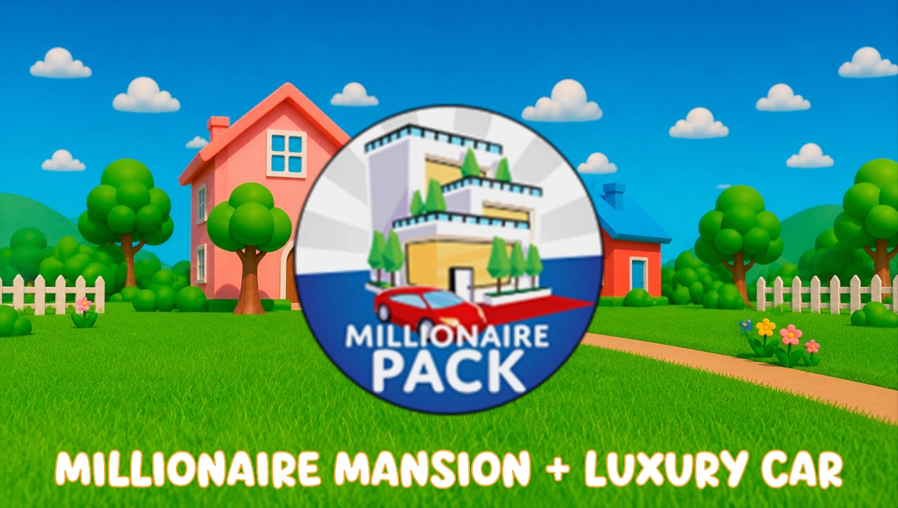 Millionaire Mansion + Luxury Car artwork