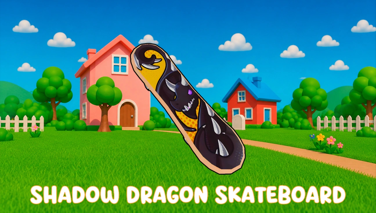 Shadow Dragon Skateboard artwork