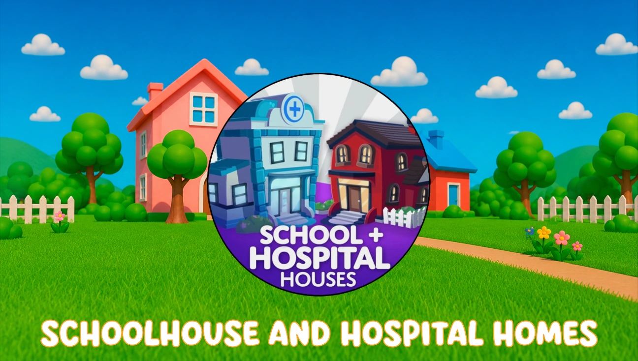 Schoolhouse And Hospital Homes artwork