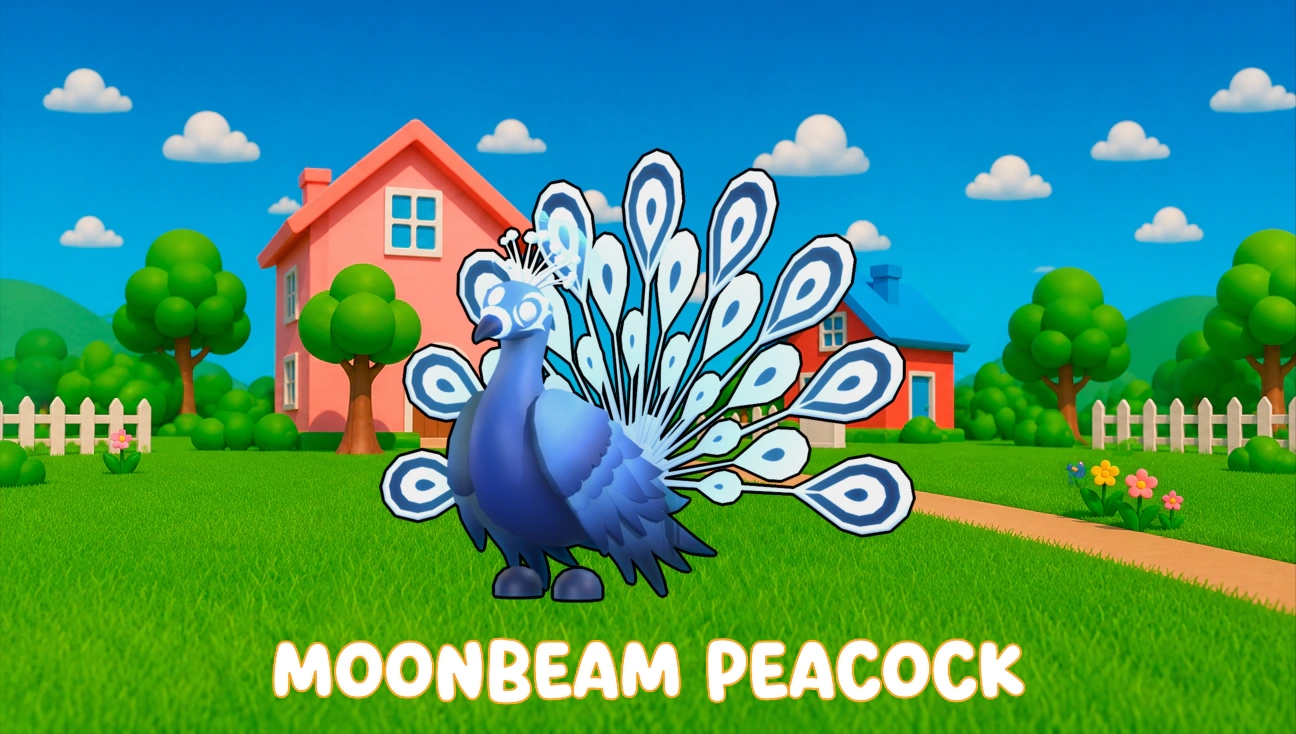 Moonbeam Peacock artwork