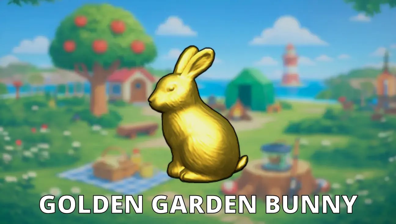 Golden Garden Bunny artwork