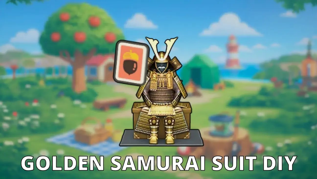 Golden Samurai Suit DIY artwork