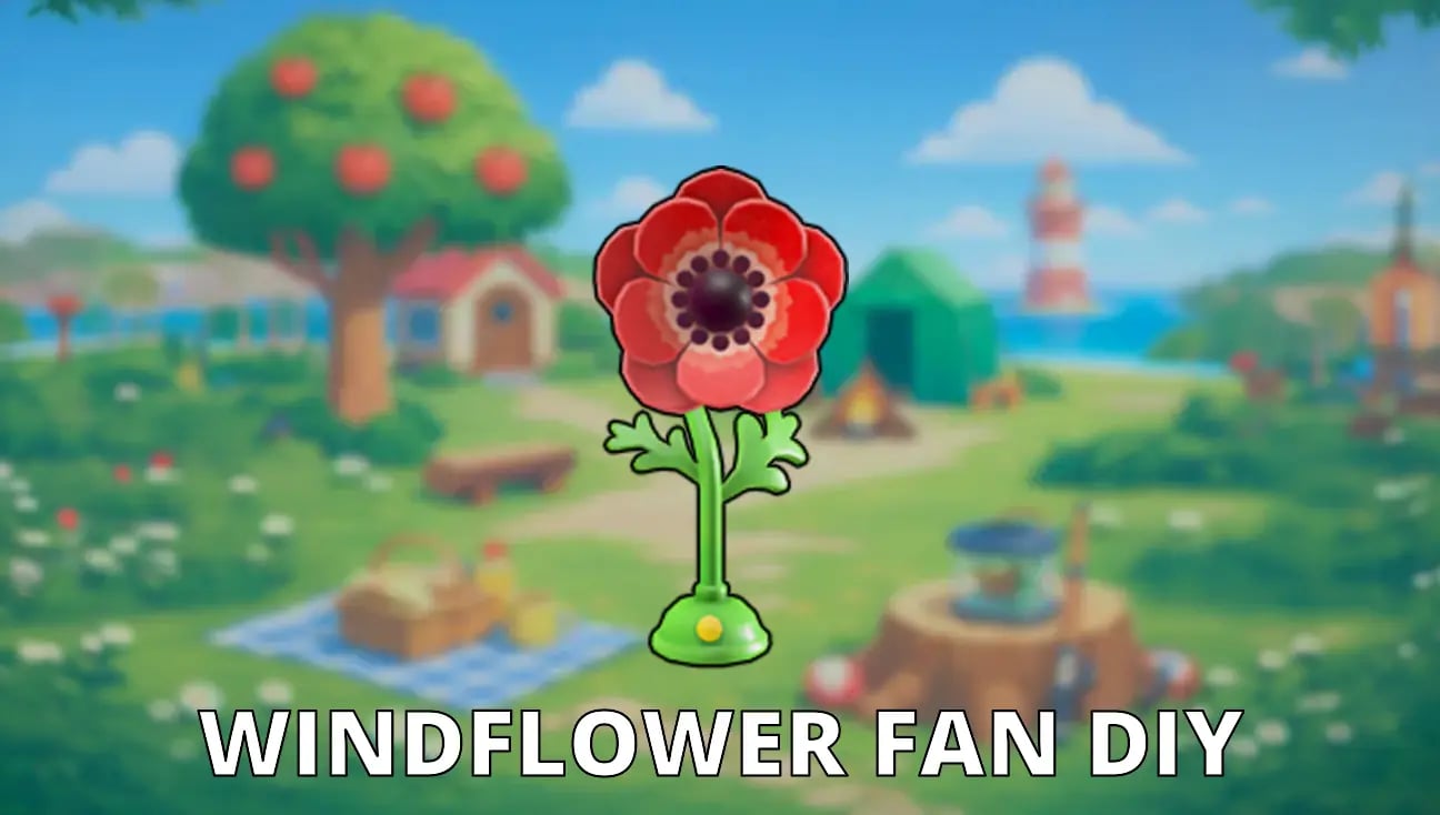 Windflower Fan DIY artwork