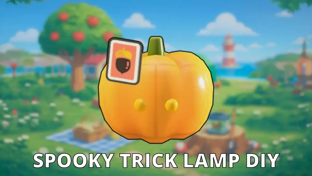 Spooky Trick Lamp DIY artwork