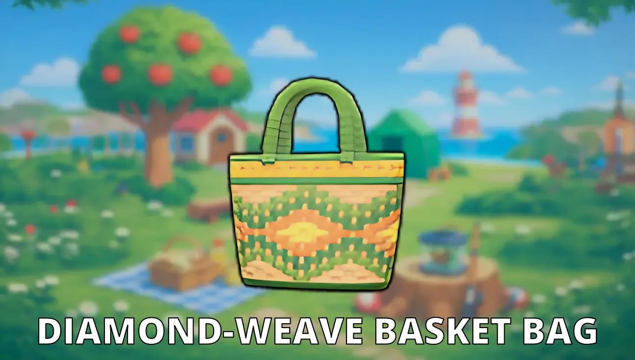 Diamond-Weave Basket Bag artwork