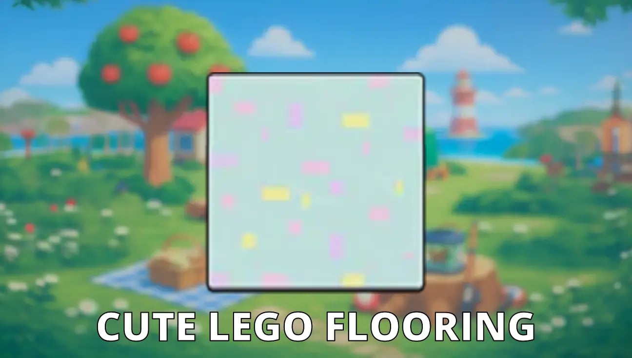 Cute LEGO Flooring artwork