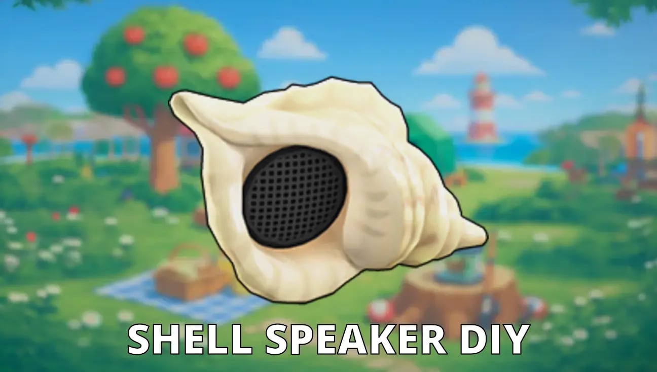 Shell Speaker DIY artwork