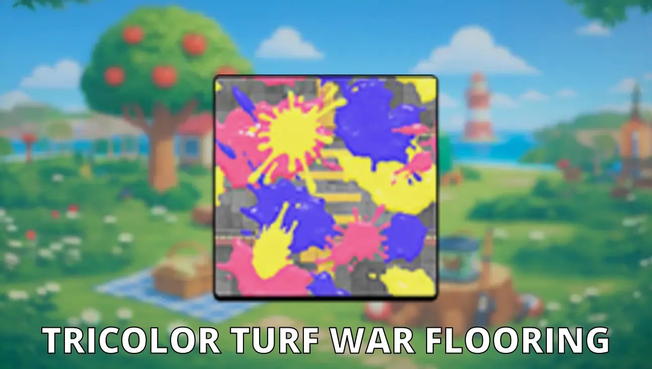 Tricolor Turf War Flooring artwork