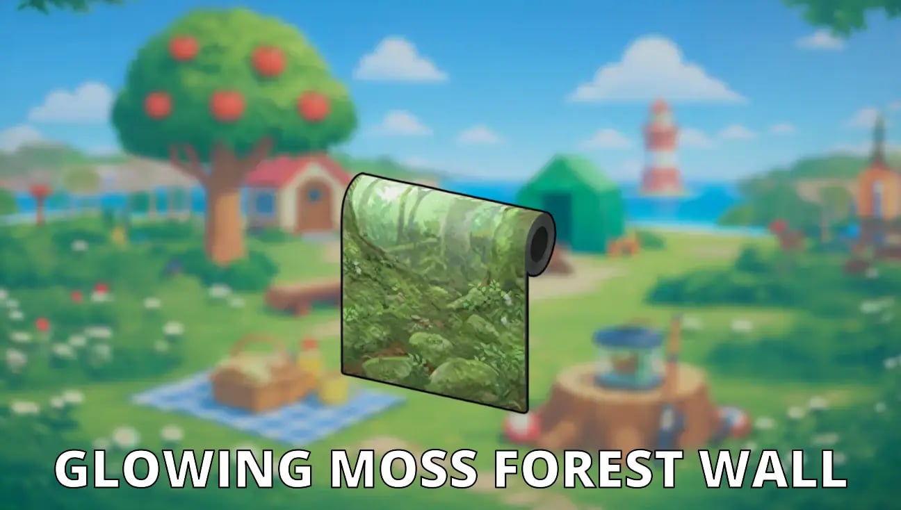 Glowing Moss Forest Wall artwork
