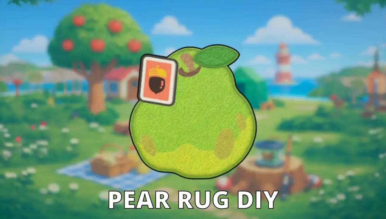 Pear Rug DIY artwork