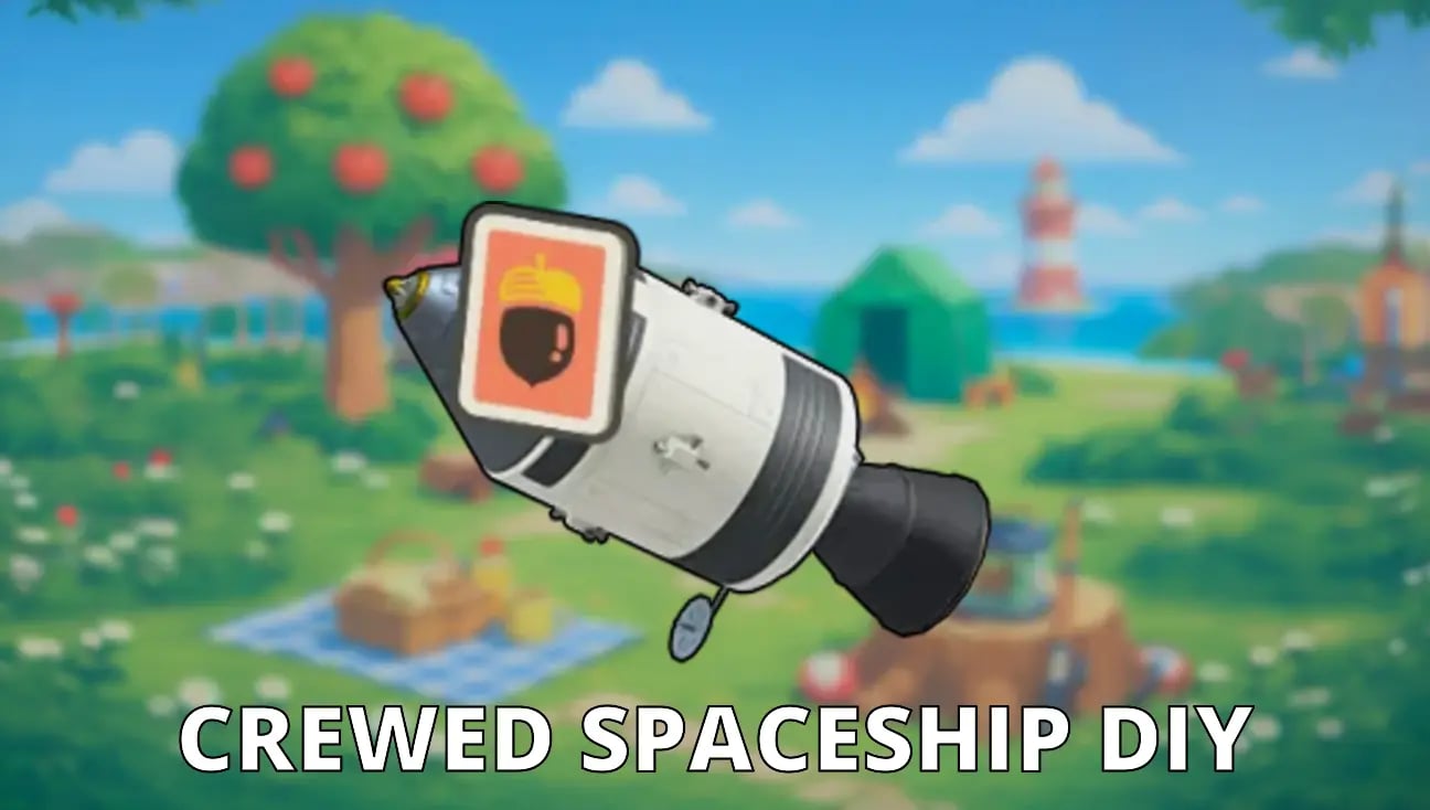 Crewed Spaceship DIY artwork