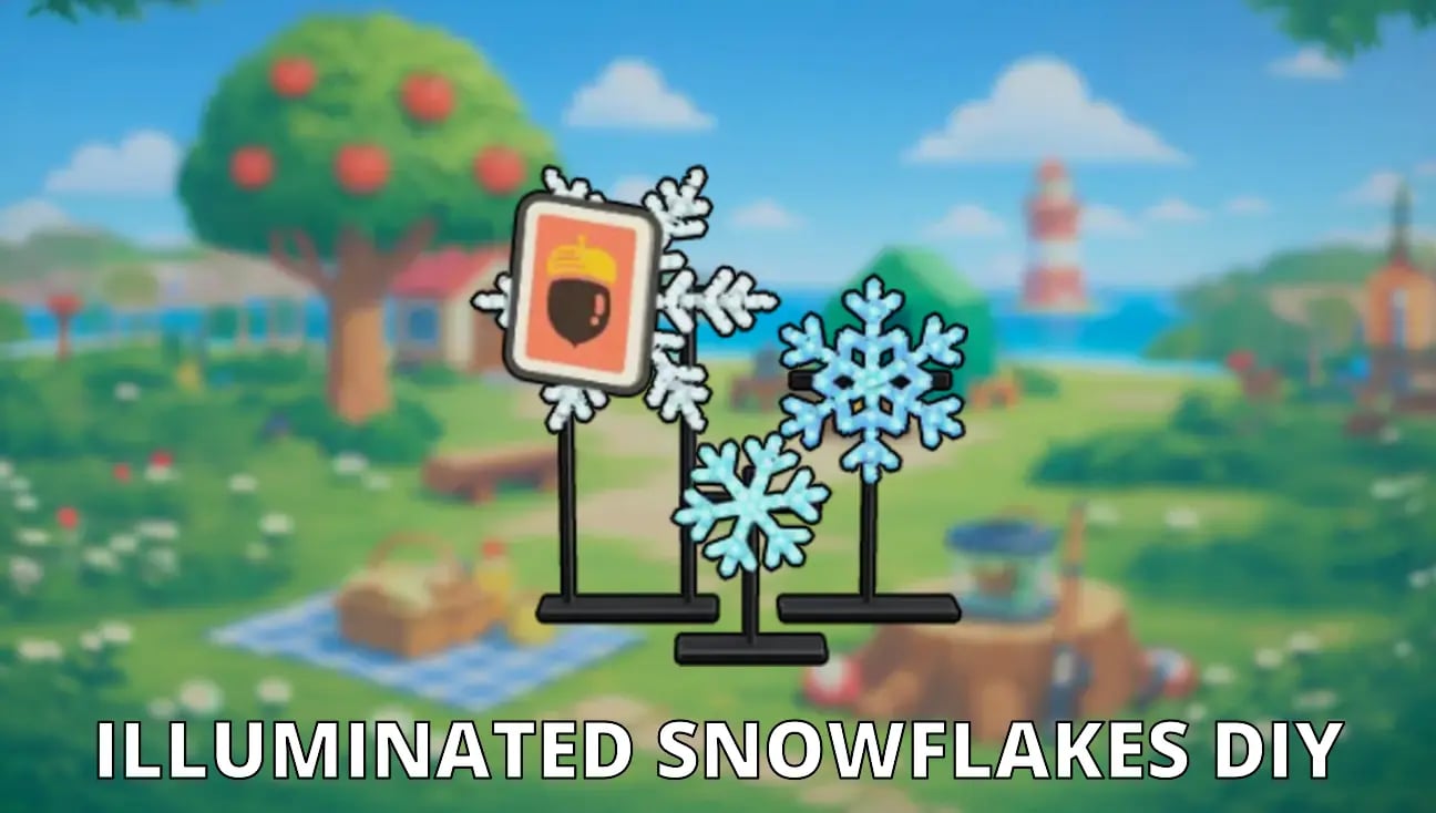 Illuminated Snowflakes DIY artwork