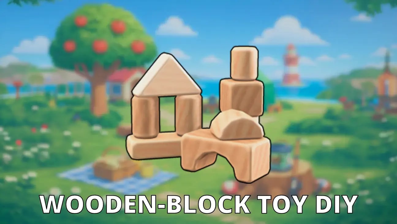 Wooden-Block Toy DIY artwork