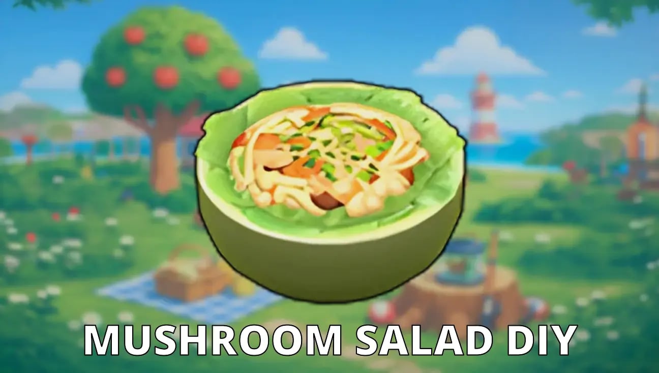 Mushroom Salad DIY artwork