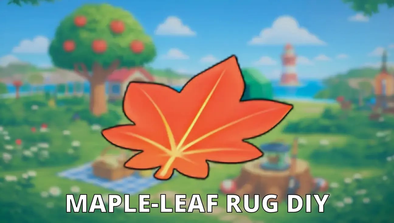 Maple-Leaf Rug DIY artwork