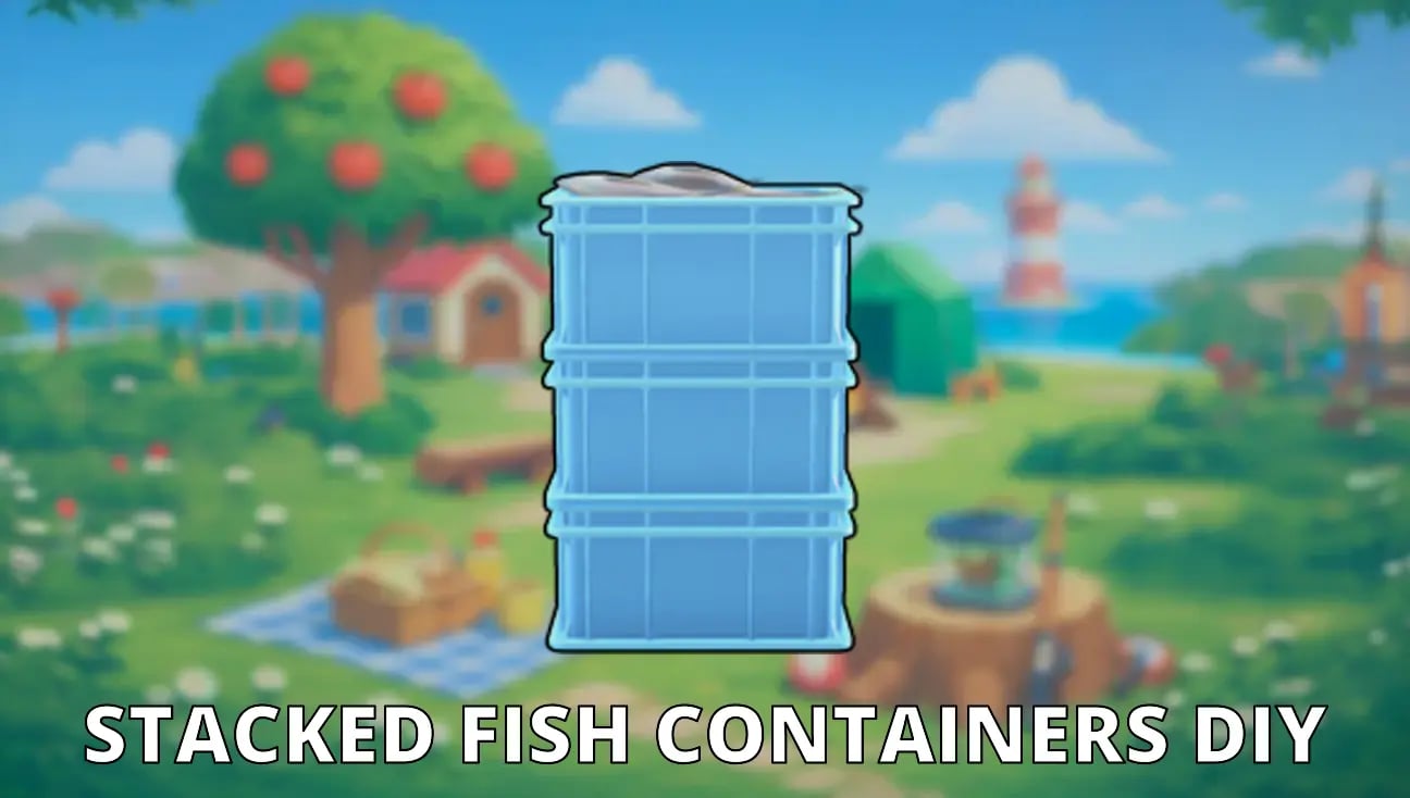 Stacked Fish Containers DIY artwork