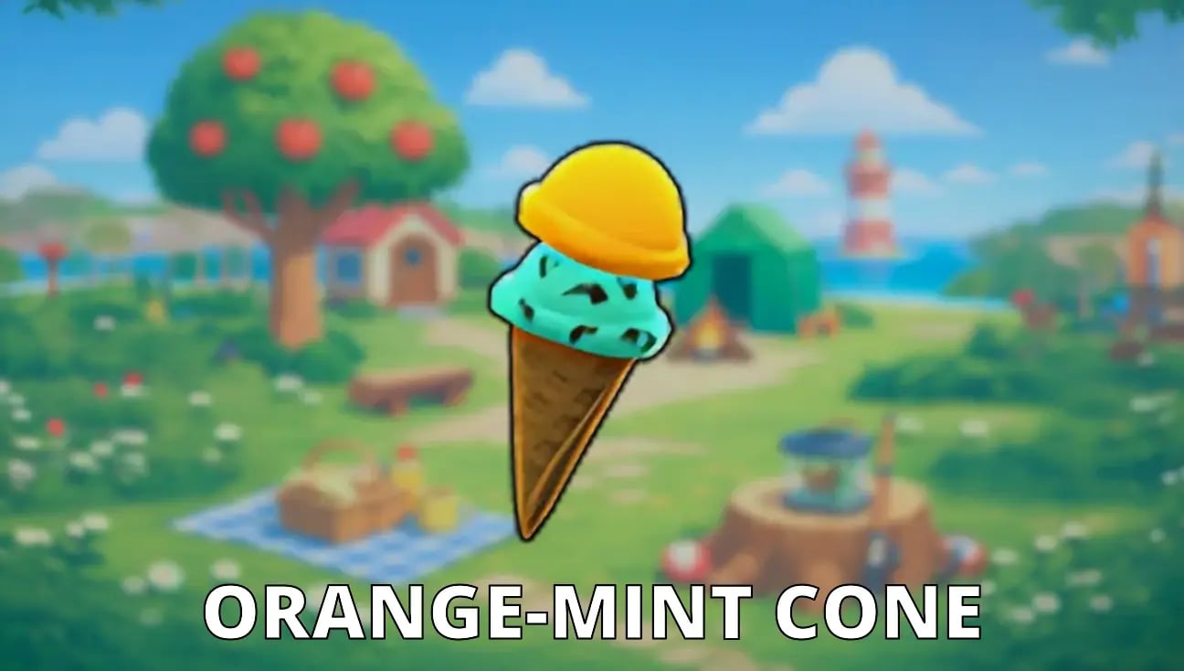 Orange-Mint Cone artwork