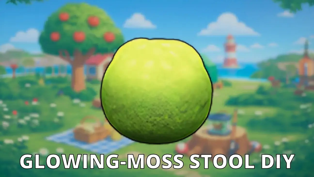 Glowing-Moss Stool DIY artwork