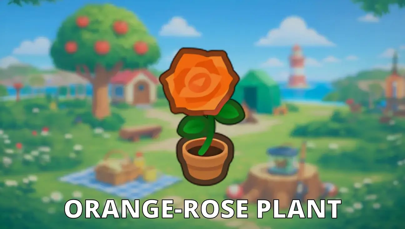 Orange-Rose Plant artwork