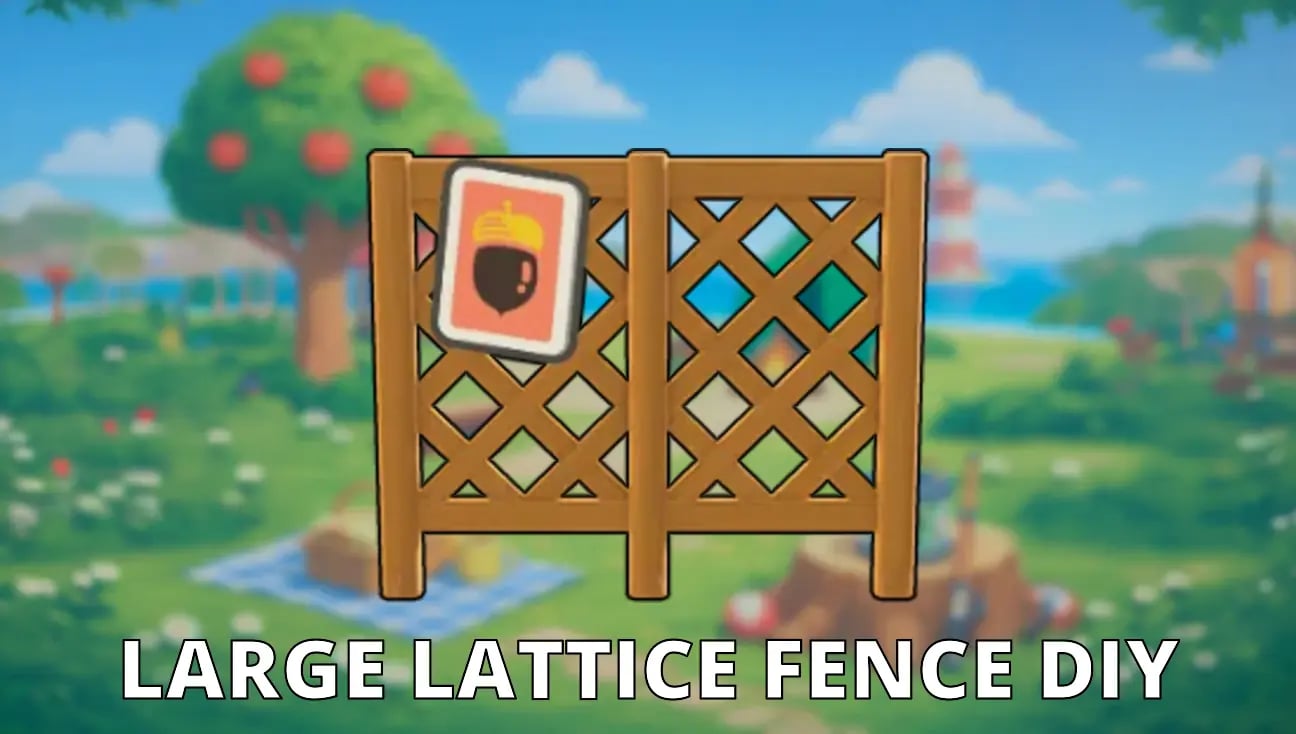 Large Lattice Fence DIY artwork