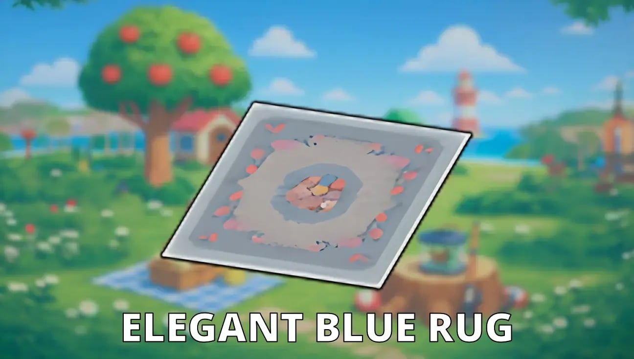 Elegant Blue Rug artwork