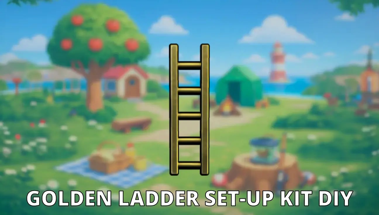 Golden Ladder Set-Up Kit DIY artwork