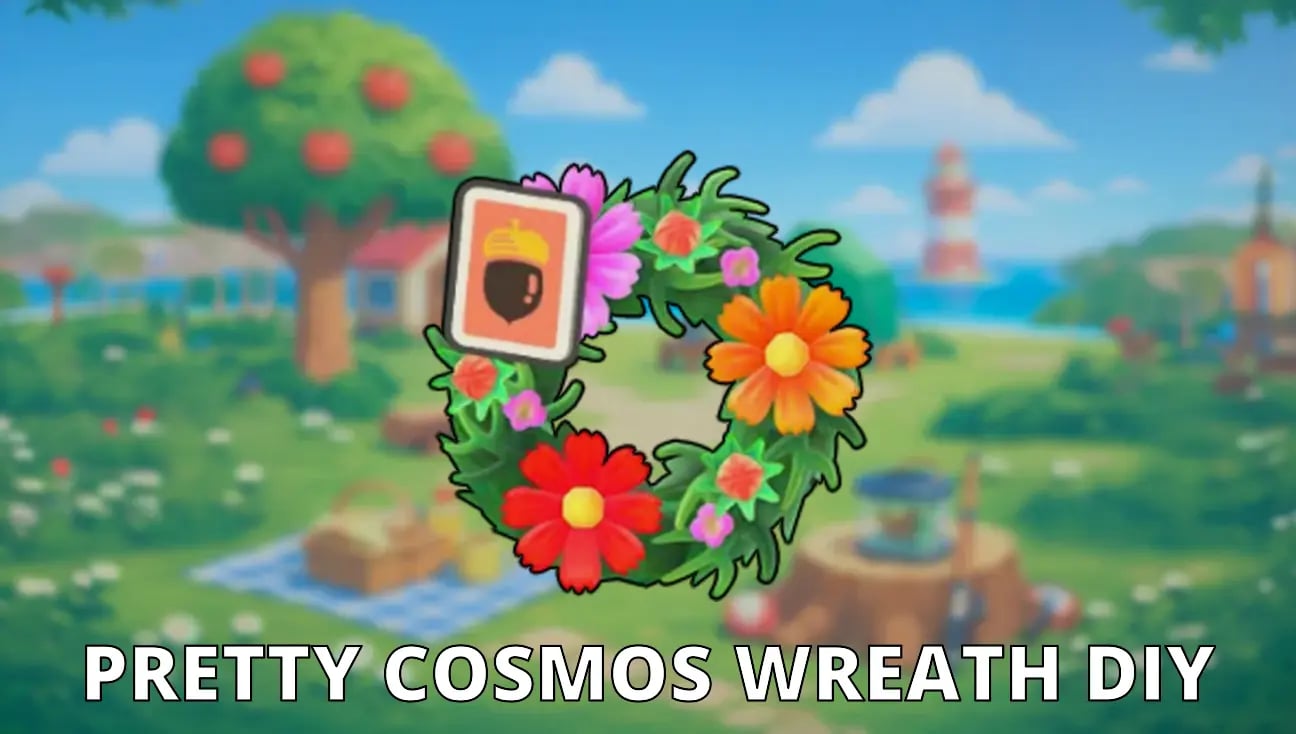 Pretty Cosmos Wreath DIY artwork
