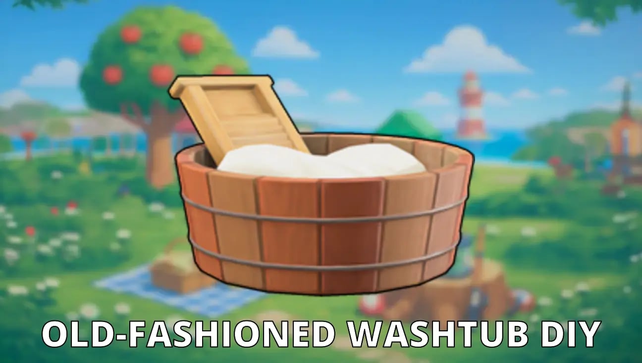 Old-Fashioned Washtub DIY artwork