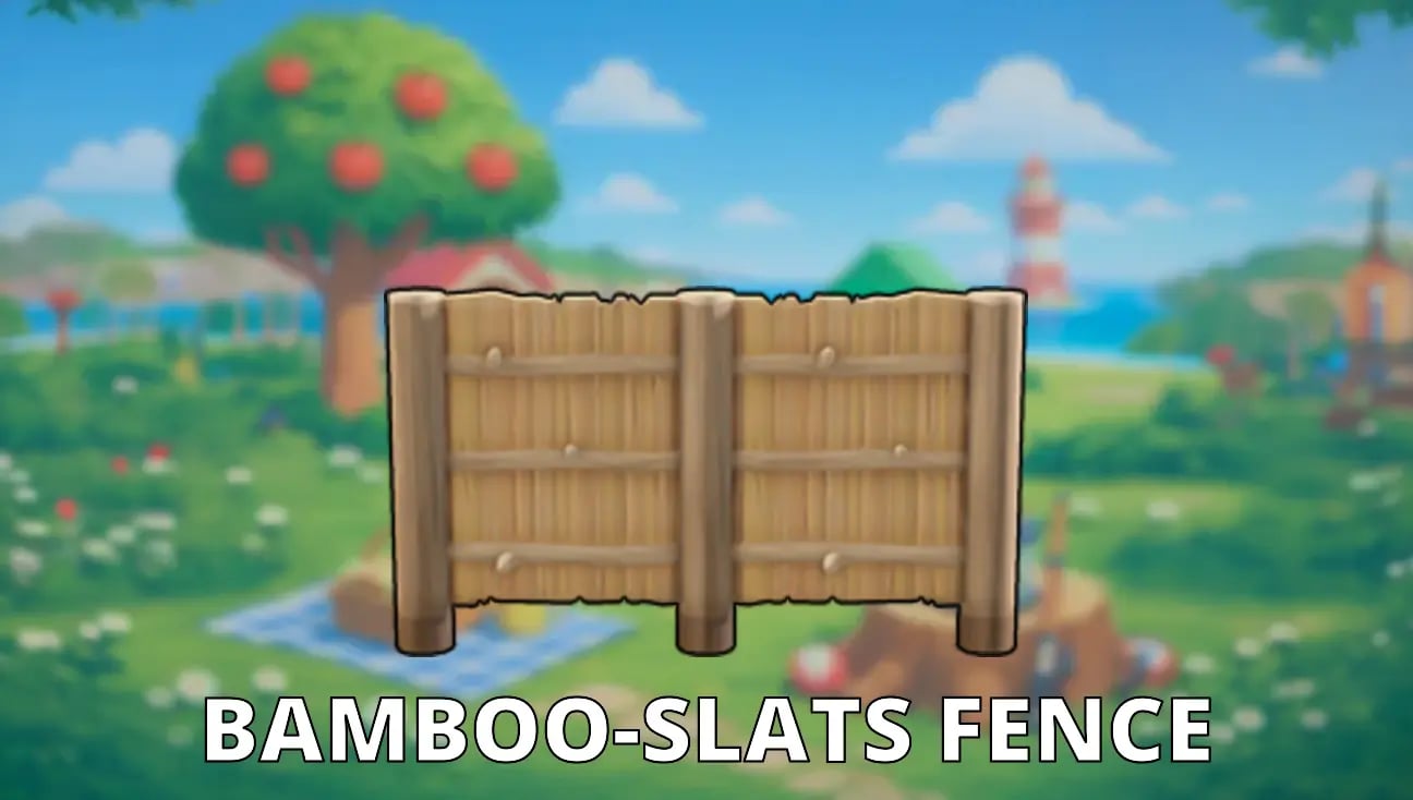 Bamboo-Slats Fence artwork