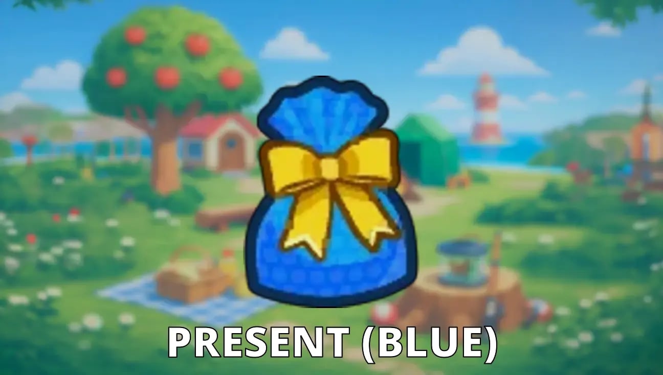 Present (blue) artwork