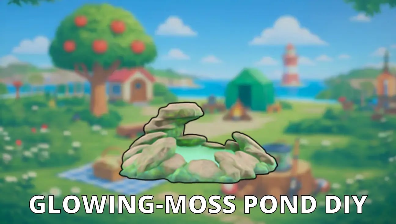 Glowing-Moss Pond DIY artwork