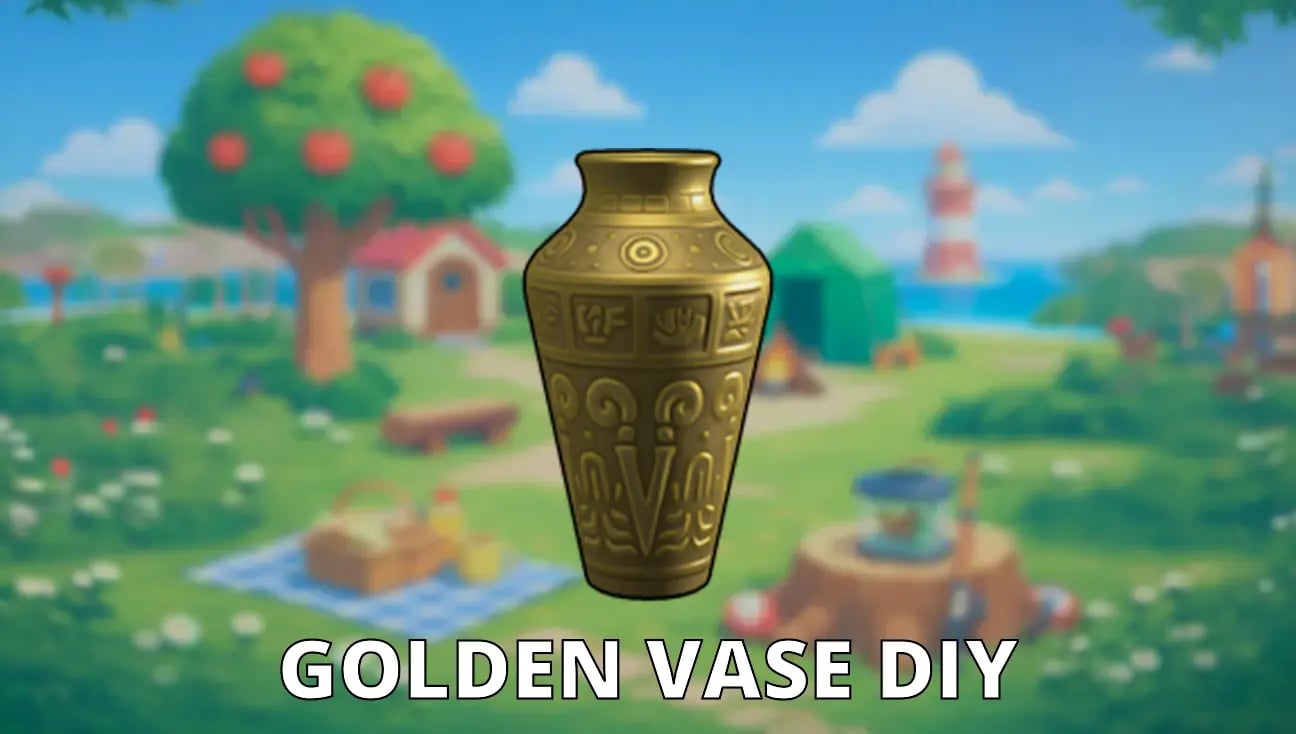 Golden Vase DIY artwork