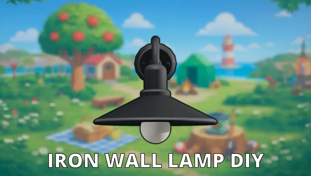 Iron Wall Lamp DIY artwork