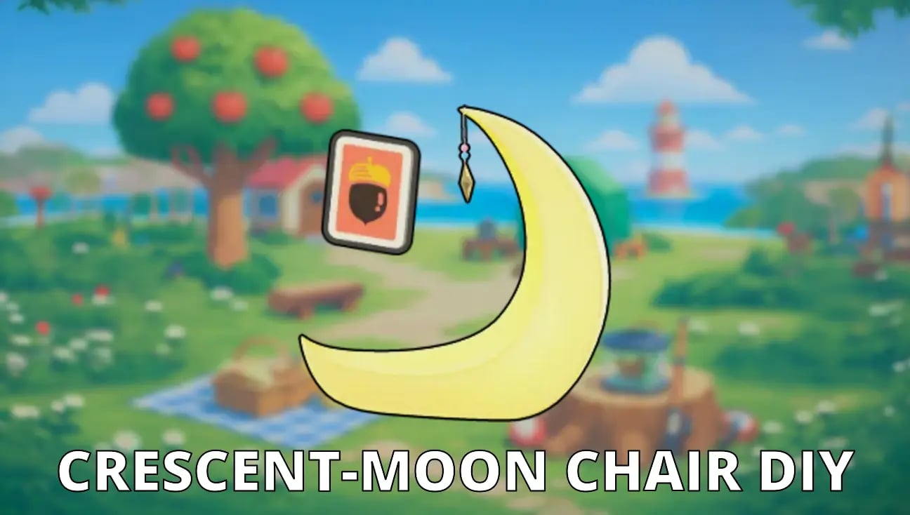 Crescent-Moon Chair DIY artwork