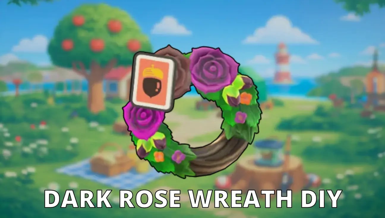 Dark Rose Wreath DIY artwork
