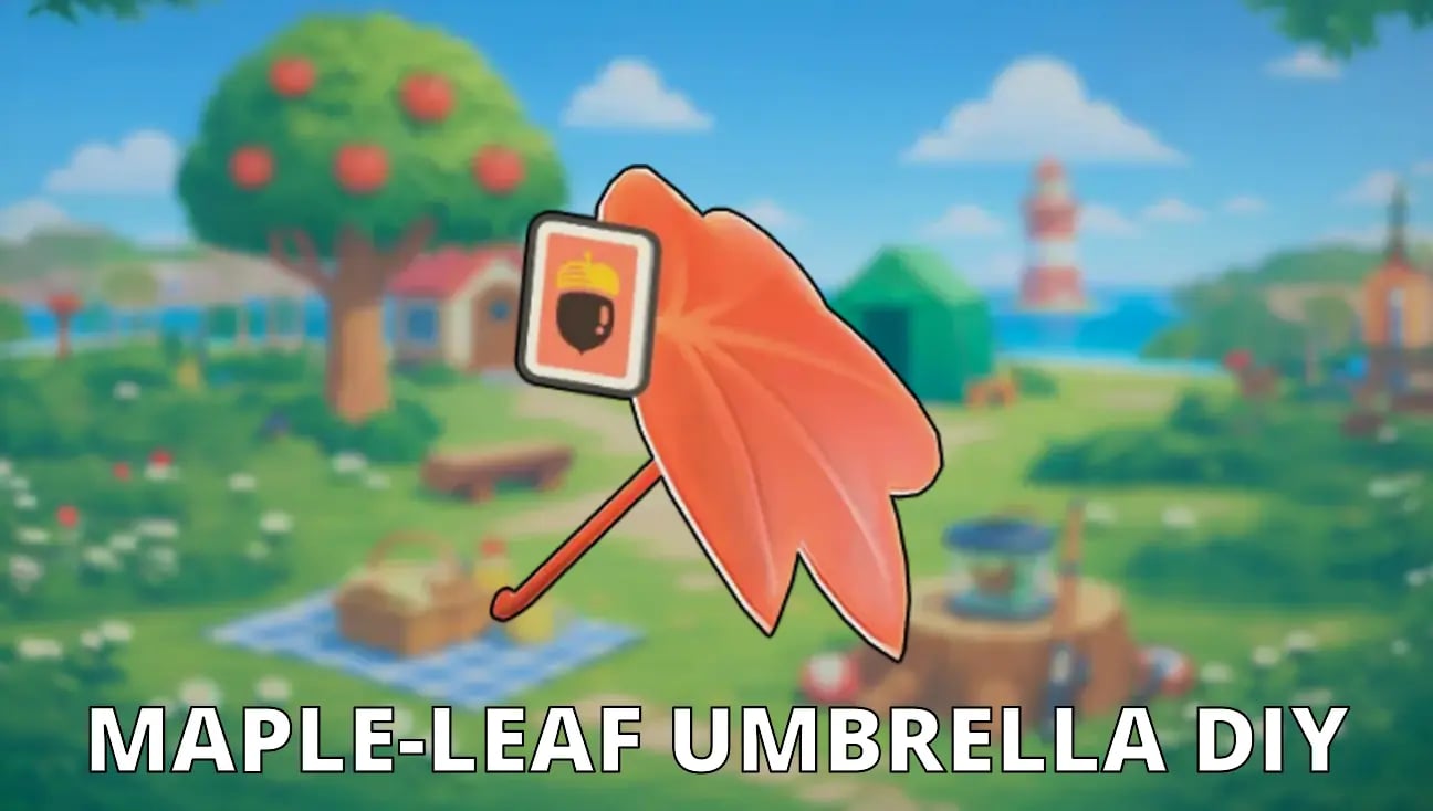Maple-Leaf Umbrella DIY artwork