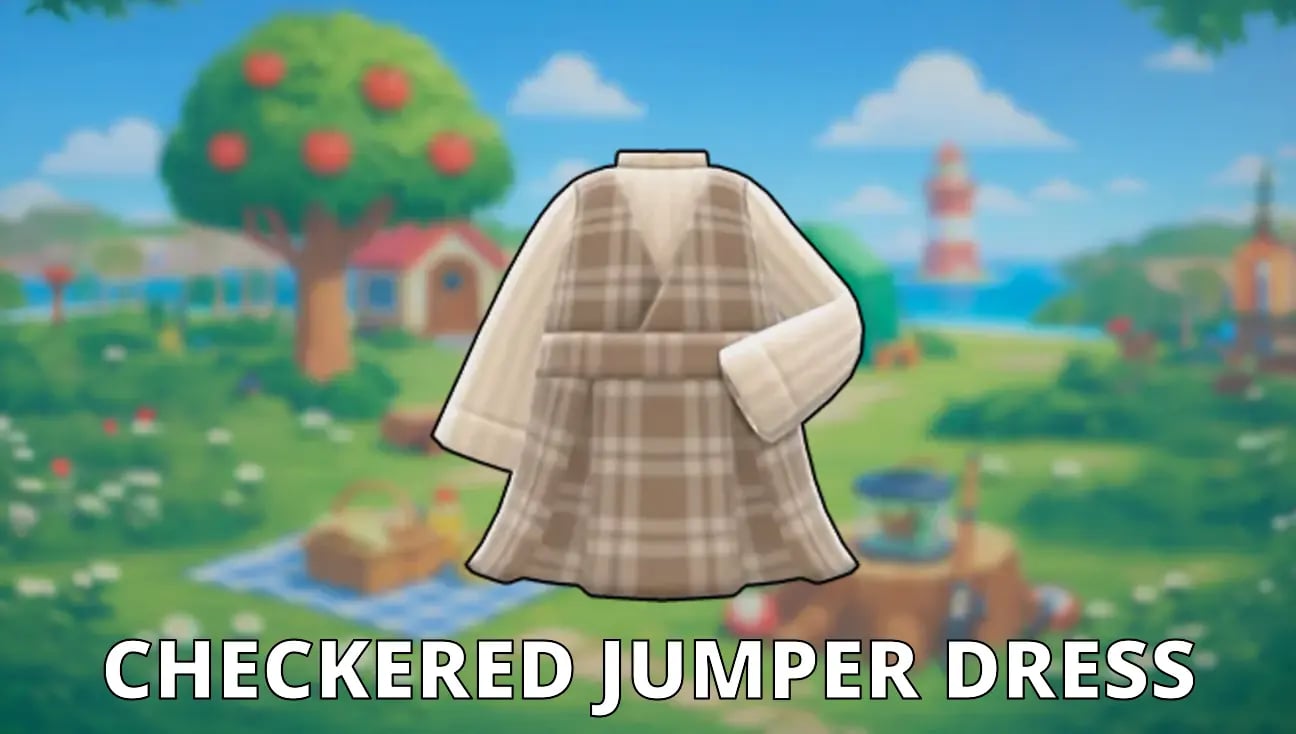 Checkered Jumper Dress variant