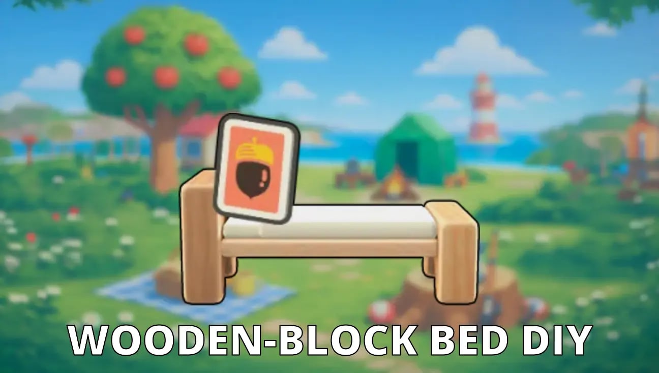 Wooden-Block Bed DIY artwork