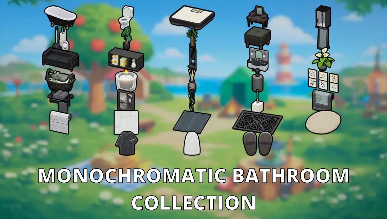 Monochromatic Bathroom Collection artwork