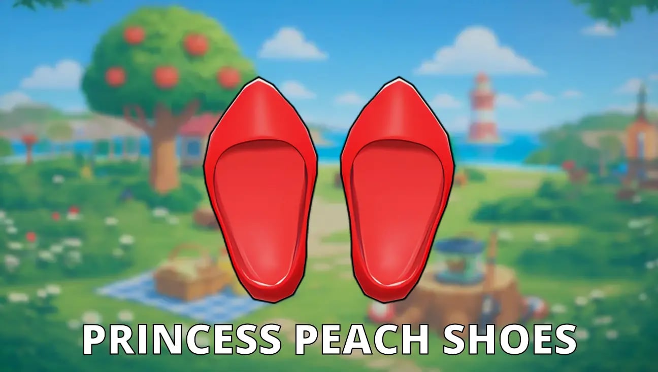 Princess Peach Shoes artwork