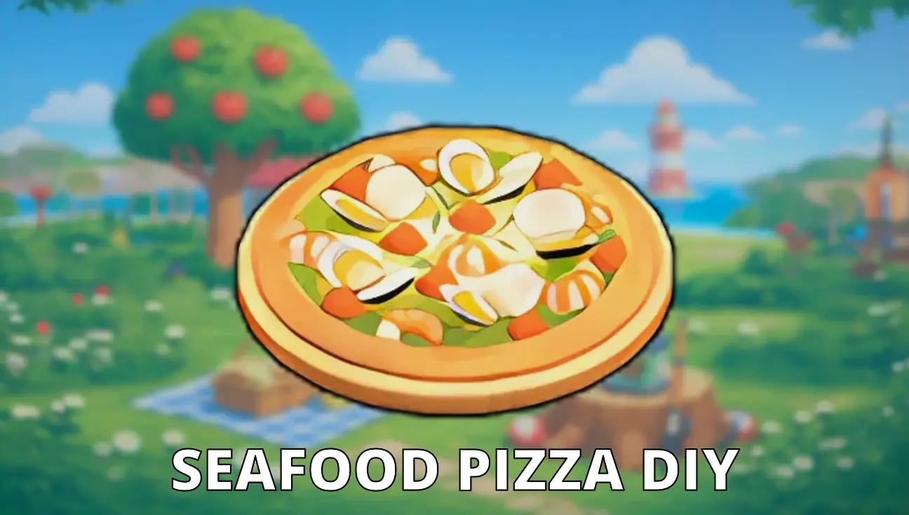 Seafood Pizza DIY artwork