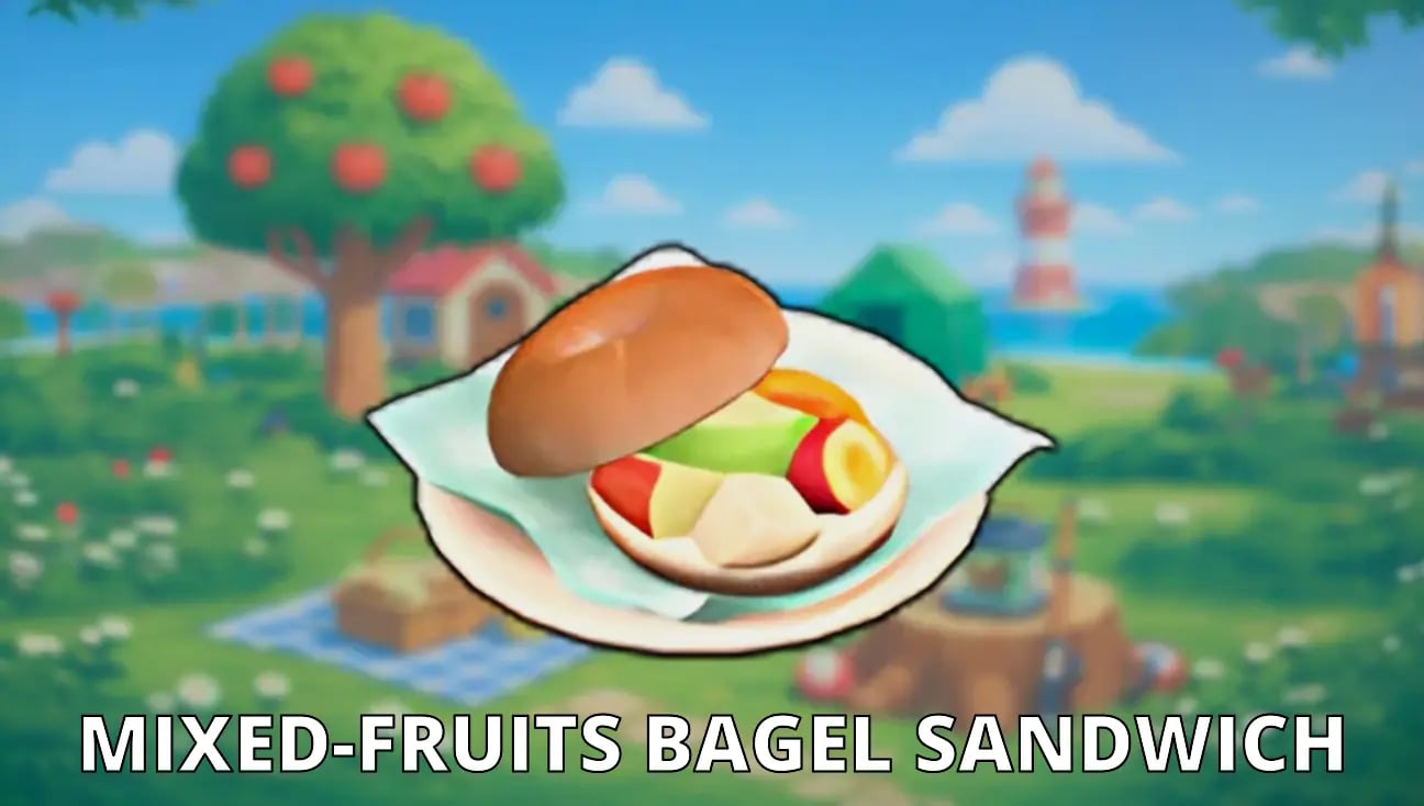 Mixed-Fruits Bagel Sandwich artwork