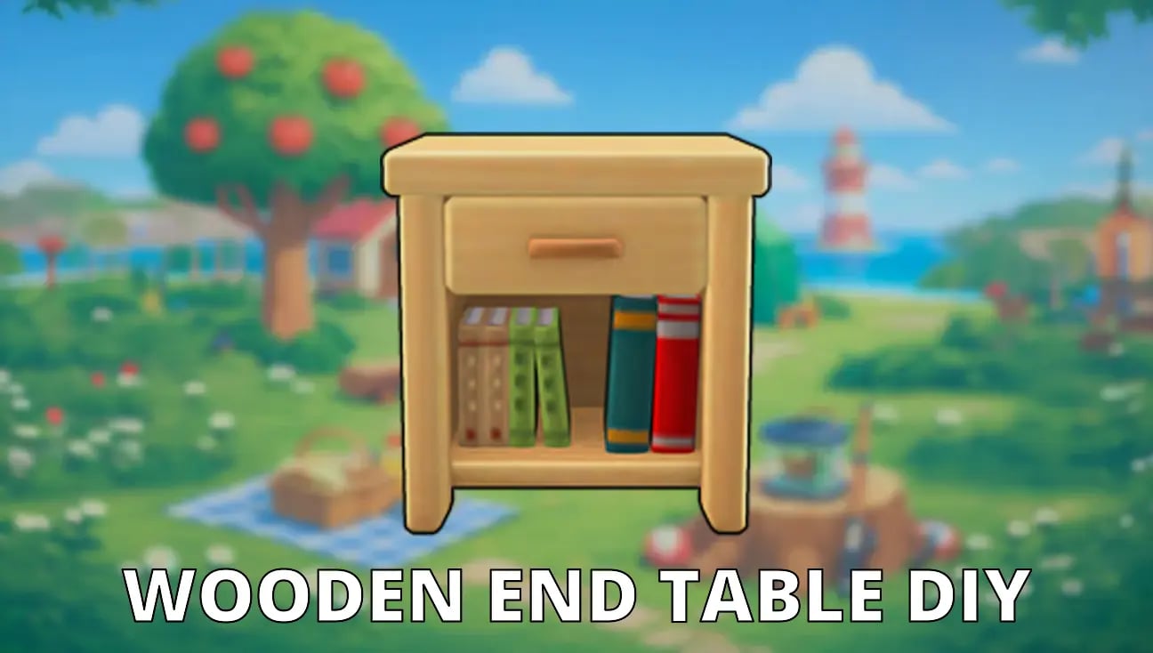 Wooden End Table DIY artwork
