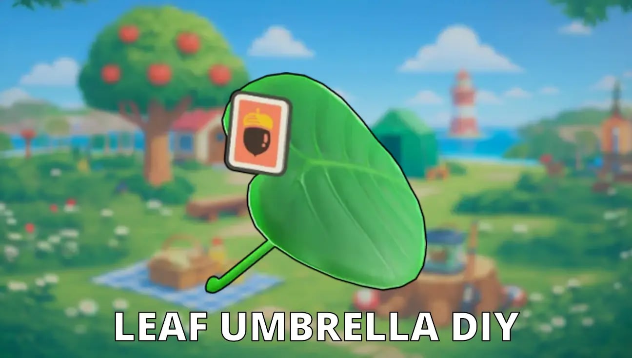Leaf Umbrella DIY artwork