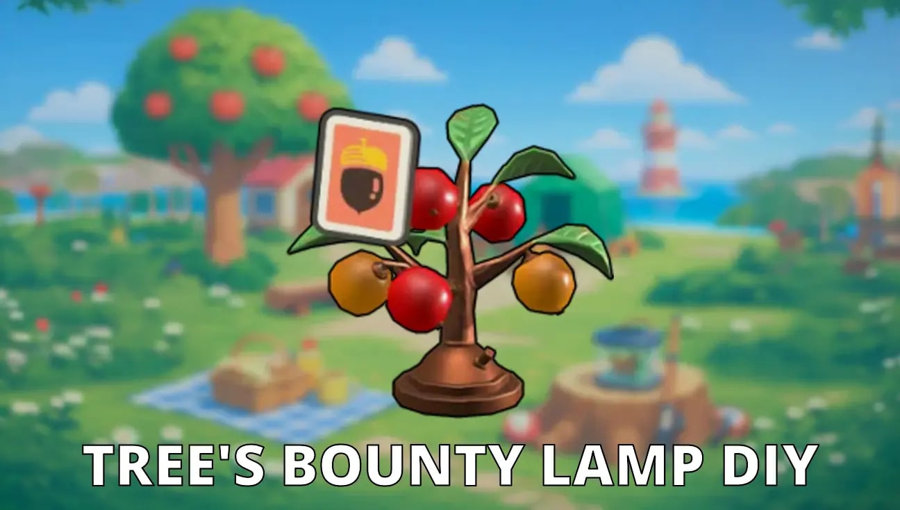 Tree's Bounty Lamp DIY artwork
