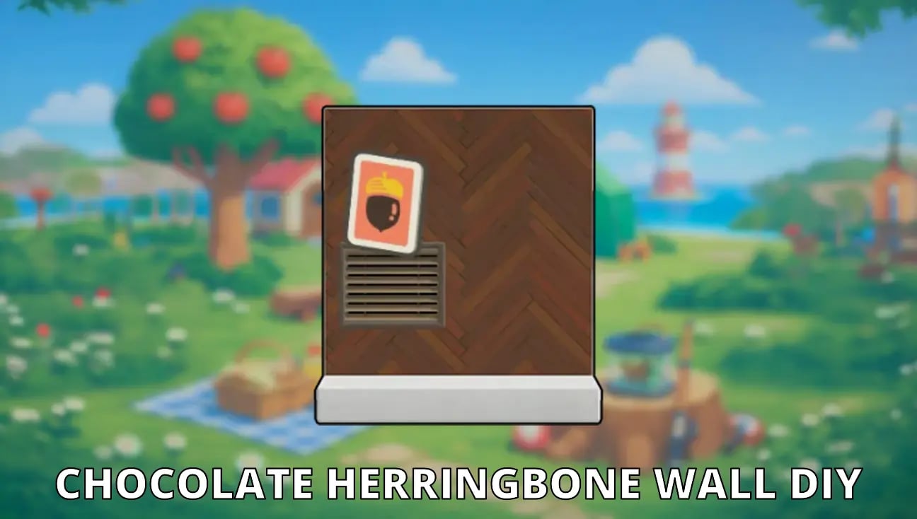 Chocolate Herringbone Wall DIY artwork